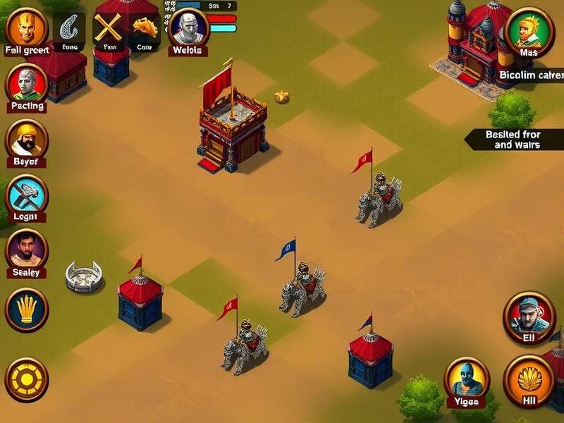 Bicholim Rulers gameplay screenshot showing kingdom management interface