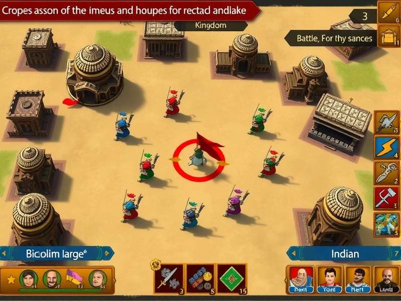 Bicholim Rulers battle scene showing strategic troop deployment