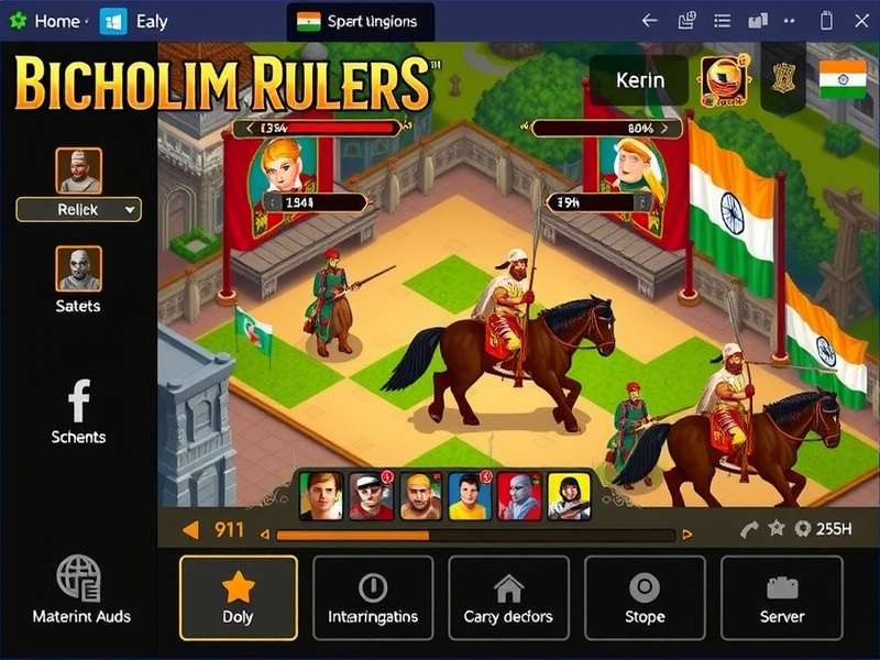 Bicholim Rulers localization showing multiple Indian language options